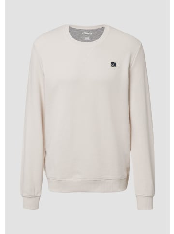 s.Oliver Sweatshirt in 9000_hellgrau