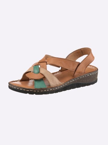 Gemini Sandale in cognac