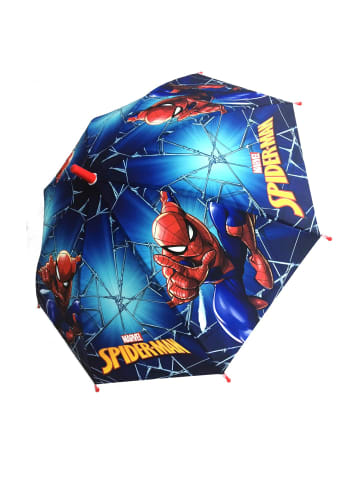 Spiderman Regenschirm in Blau