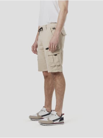 KOROSHI Kurze relax technische jogger cargo in grau