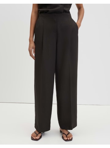 someday. Weite Leinenhose Cisilia in Dark Truffle