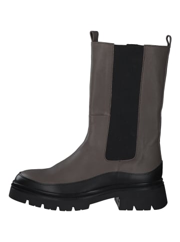 Gabor Chelsea Boots in taupe/schwarz