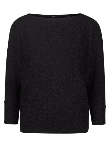 Zero  Jerseyshirt mit Glitzereffekt in Black Beauty