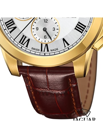 Jaguar Chronograph-Armbanduhr Jaguar Le Chronographe braun groß (ca. 45mm)