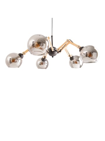 näve Pendelleuchte "SOITO" in schwarz - (L)80 cm x (B)80 cm x (H)130 cm