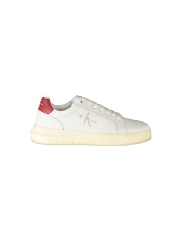 Calvin Klein Weiß Leder Herren Sneaker