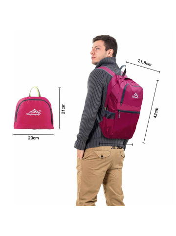 Intirilife Faltbarer Rucksack - 36L in Pink