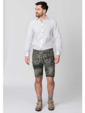 Stockerpoint Stockerpoint Trachtenlederhose Lee in grau gespeckt