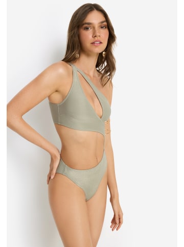 LSCN BY LASCANA Badeanzug in sage grey