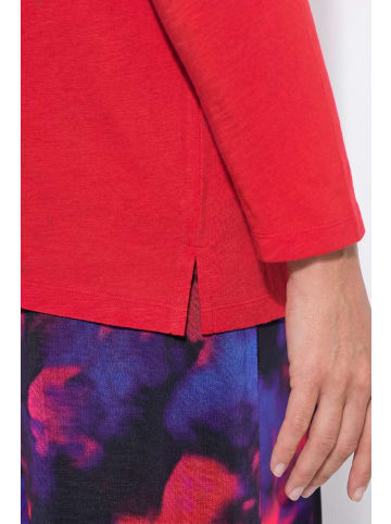 MIAMODA Langarmshirt in neon rot