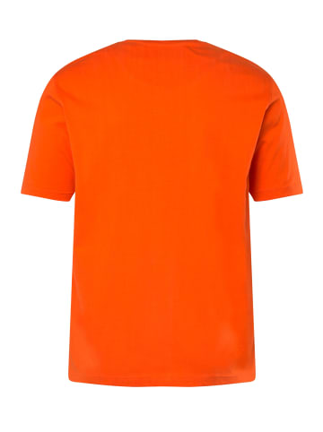 Men Plus Kurzarm T-Shirt in orange