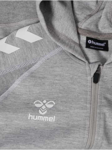 Hummel Reißverschluss Kapuzenpullover Hmlmove Kinder in GREY MELANGE