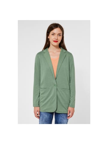 Street One Blazer in washed olive melange