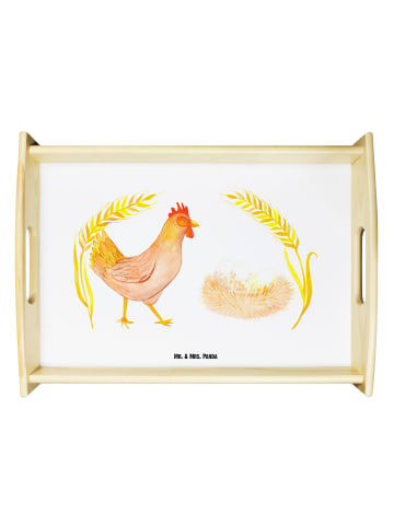 Mr. & Mrs. Panda Serviertablett Huhn Stolz ohne Spruch in Weiß