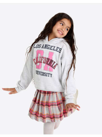 SOLANG Sweatshirt in Hellgrau meliert