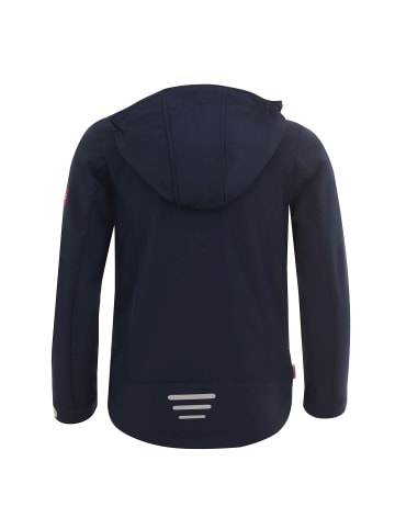Trollkids Softshelljacke Oslofjord in navy/aqua