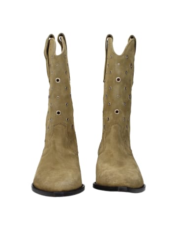 Isabel Marant Beige Leder Knöchel Stiefel