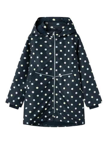 name it Übergangsjacke NKFMAXI JACKET LONG DOT in dark sapphire