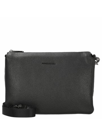 Mandarina Duck Mellow Leather - Umhängetasche 28 cm (almond) in nero