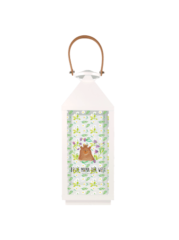 Mr. & Mrs. Panda Windlicht Bär Königin mit Spruch in Transparent