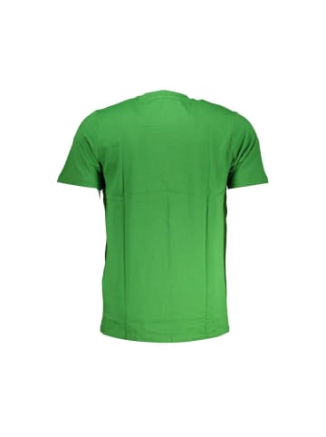 cavalli CLASS Grünes Baumwoll-T-Shirt