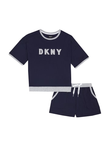 DKNY Schlafanzug New Signature in Dunkelblau