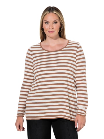MIAMODA Langarmshirt in zimtbraun