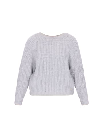 DreiMaster Vintage Women Sweater in grey melange