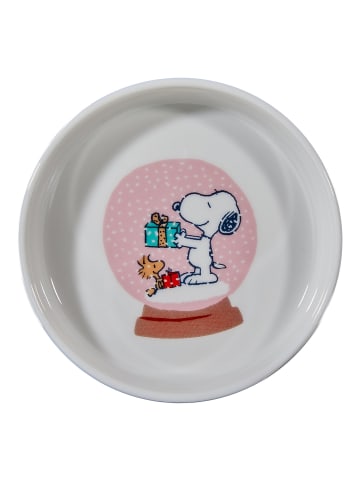 Butlers Schmuckteller PEANUTS Snoopy Schneekugel in Weiß