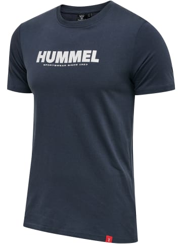 Hummel T-Shirt Hmllegacy Erwachsene in GREY MELANGE/BLUE NIGHTS