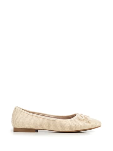 Wittchen Geflochtene Ballerinas Mit Schleife in Beige