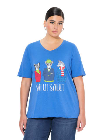 Ulla Popken Shirt in pfauenblau