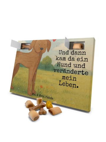 Mr. & Mrs. Panda Hunde Adventskalender Hund Dogge Design mit Spruch in Weiß