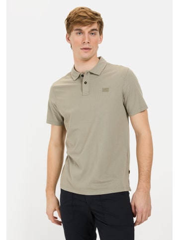 Camel Active Kurzarm Poloshirt aus reiner Baumwolle in Grün