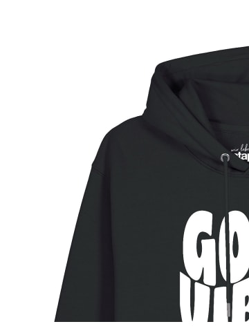 wat? Apparel Sweatshirt Good vibes only in Schwarz