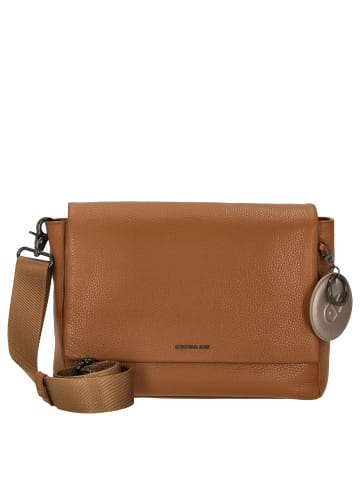 Mandarina Duck Mellow Leather - Umhängetasche 30 cm in indian tan