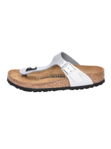 Birkenstock Zehentrenner in silber