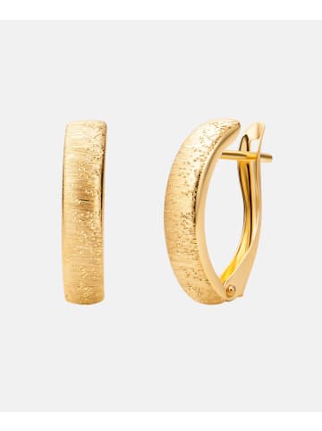 Vanlere Creolen aus 375 Gelbgold