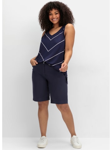 sheego Bermudas in tiefblau