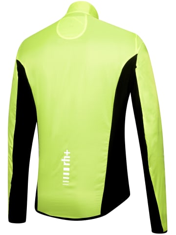 rh+ Fahrradjacke Emergency Pocket Jacket in acid lime-black