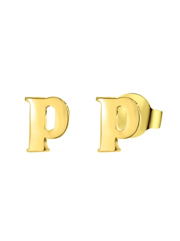 Lucardi Ohrringe "Buchstabe P"
