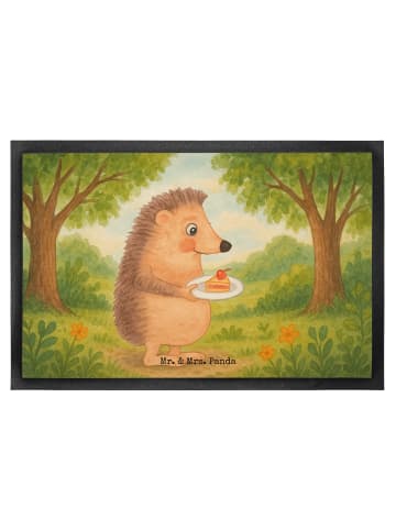 Mr. & Mrs. Panda Schmutzfänger Igel Kuchenstück Design ohne Spruch in Weiß