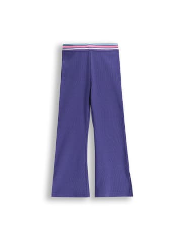 Coccodrillo Gerippte Leggings mit langem Hosenbein in dunkelblau