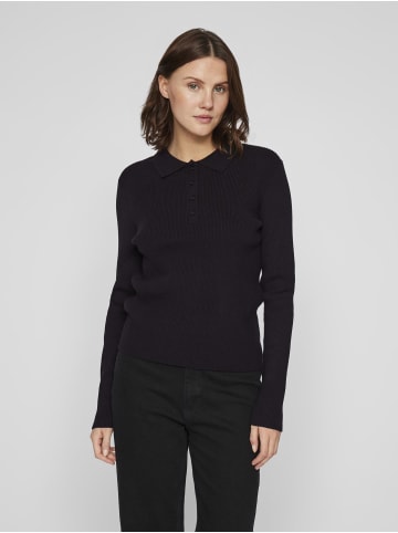Vila Strickpullover in Black