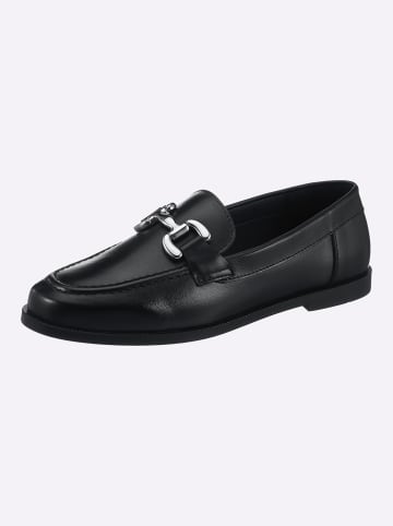 Heine Slipper in schwarz