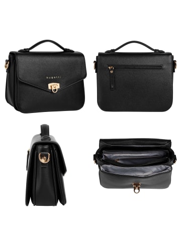 Bugatti Handtasche ELLA SAFFIANO in schwarz