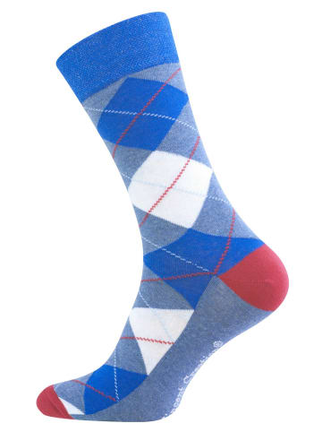 Vincent Creation® Casual Socken "ARGYLE" 6 Paar in Bunt