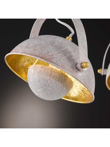 Licht-Erlebnisse Pendelleuchte (B)21 x (L)95 x (T)150 cm in Beton-Optik Gold