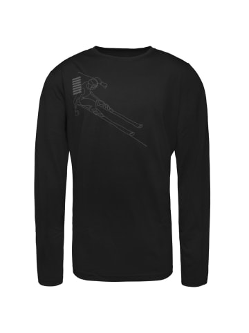 Schöffel Langarmshirt Hasliberg in schwarz
