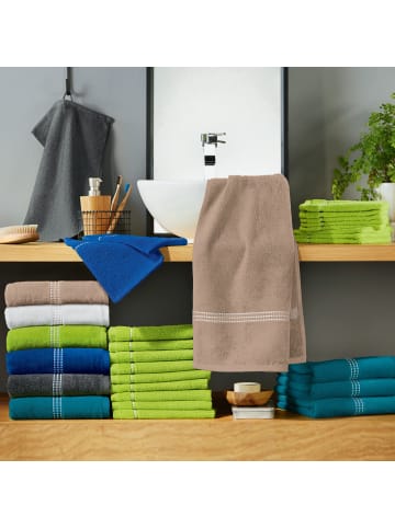 Erwin Müller Frottier Waschhandschuh 10er-Pack Mannheim in apfelgrün